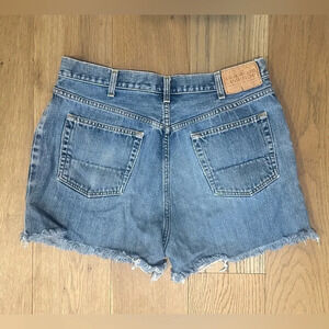 Vintage Abercrombie & Fitch Cut‎ Off Denim Shorts 36